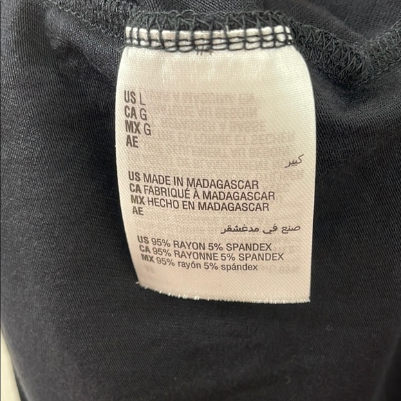 Ideology Black Sleeveless Relaxed Tank Top - Picture 6 of 6